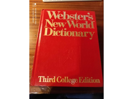 Websters New World Dictionary Third College Edition
