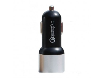 Xipin Charger CX22 black/silver, dual USB, 5V-3A/9V-2A/12V-1.5A