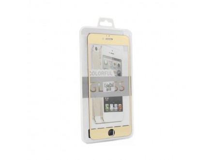 Zaštitno Staklo za iPhone 5 2u1 zlatni
