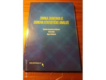 Zbirka zadataka iz osnova statističke analize Mitrović