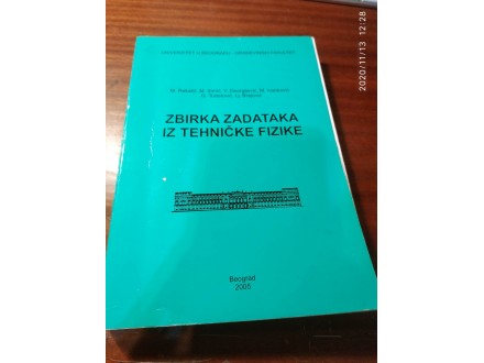 Zbirka zadataka iz tehničke fizike Simić Georgijević