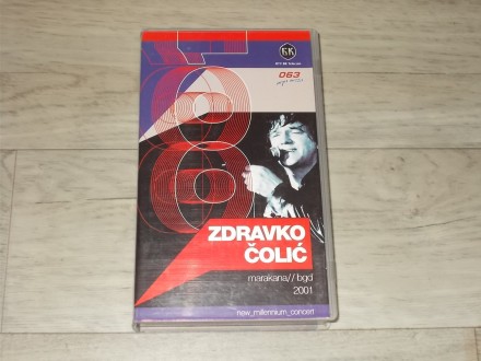 Zdravko Čolić - Marakana, Bgd 2001 (VHS, RETKO)