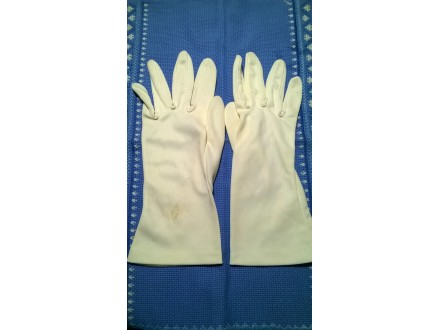 Zenske bele rukavice Gea,West Germany,br.7 ,ocuvane, v