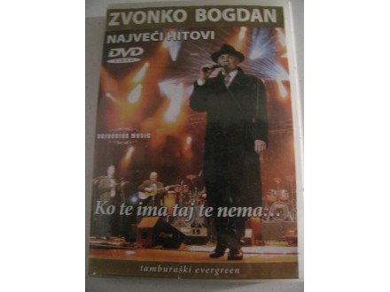Zvonko Bogdan ‎– Najveći Hitovi  /  DVD original