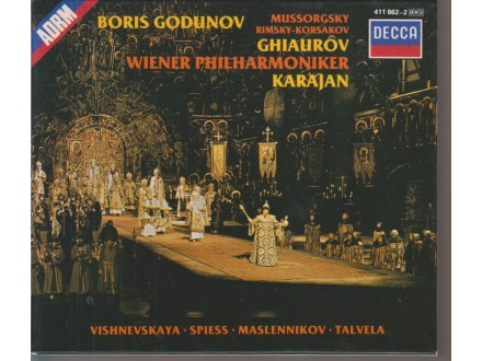 cd / BORIS GODUNOV - Mussorgsky + 3 CD - perfektttttttt