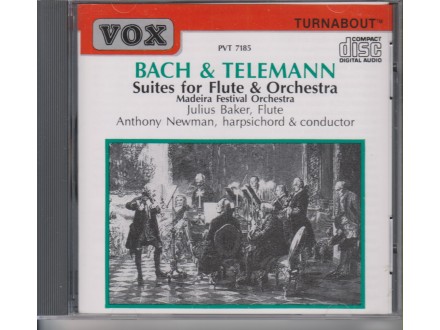 cd / Bach Telemann Suites i Flute i Orchestra
