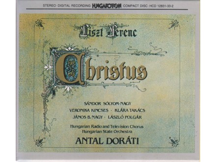 cd / LISZT FERENC - CHRUSTUS oratorio + 3 CD - perfekt