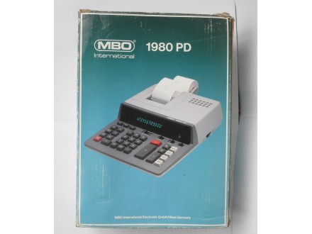 električni kalkulator MBO 1980 PD Made in Japan