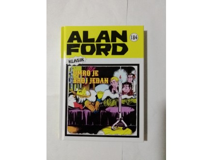 (0420) Alan Ford HC Klasik 184 Umro je Broj Jedan