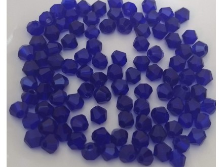 (A957) Kristal Bicone Indigo plava 4mm 100kom
