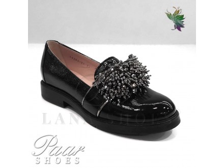 `PAAR` crna lakovana cipela
