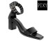 `PIXY` crna kožna sandala slika 1