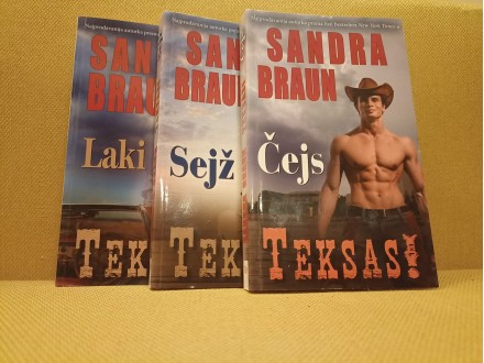 - Sandra Braun - Teksas 3 knjige