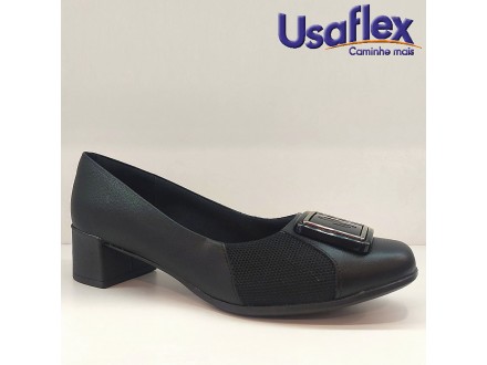`Usaflex` kožna cipela crna