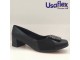 `Usaflex` kožna cipela crna slika 1
