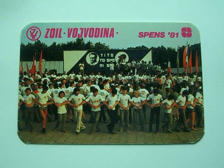 ! kalendarčić 1981, ZOIL Vojvodina SPENS 81