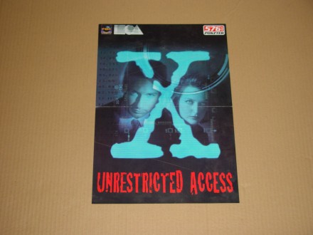 ! poster X files, Unrestricted Access
