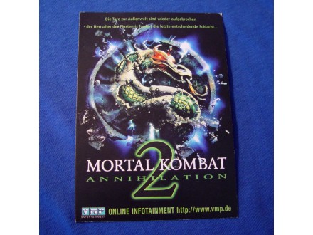 ! razglednica Mortal Kombat 2, Annihilation