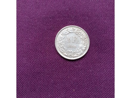 1/2 Franc 1959 Silver