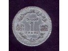 1 Frank  Franc  MoHamed V 1951 godina Maroko