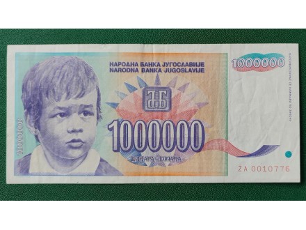 1 MILION DINARA 1993 *ZA*