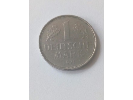 1 Marka 1971.g - F - Nemačka -