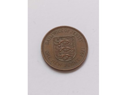 1 New Penny 1971.g - Bailiwick Of Jersey - Elizabeta