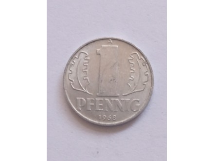 1 Pfennig 1968.g - Nemačka DDR -