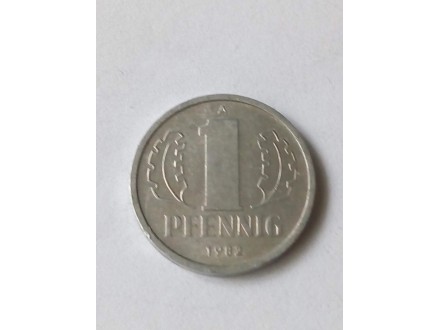 1 Pfennig 1982.g - Nemačka DDR -