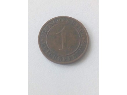 1 Pfennig - A -1925.g - Nemačka -