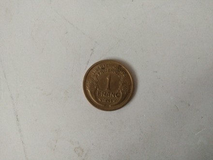 1 franak, Francuska,1941.