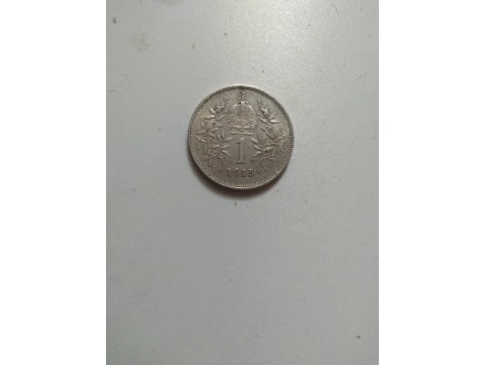1 kruna, Austrija 1915.   srebro