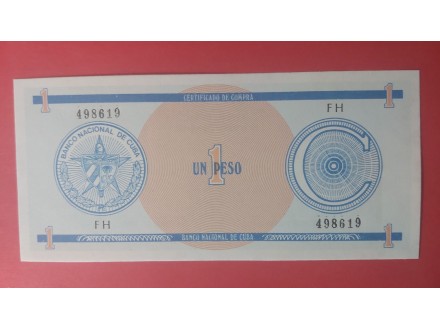 1 pesos 1985 god Kuba UNC