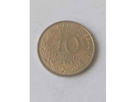 10 Centimes 1964.godine - Francuska -