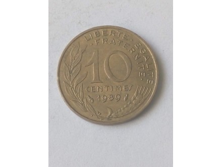 10 Centimes 1989.godine - Francuska -