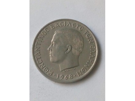 10 Drahme 1968.g-Grčka -Constantinus II -ODLIČNA