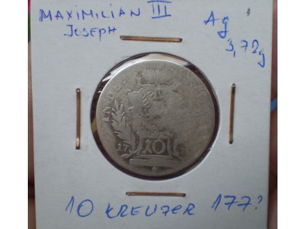 10 Kreuzer 1776 Maximilian III. Joseph