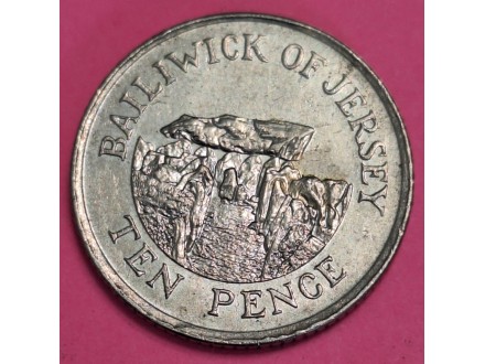 10 Pence 1992 Džersi