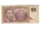 10 dinara (PETAR PETROVIĆ NJEGOŠ) 1994. godina slika 1