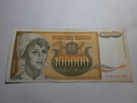 100.000 din 1993
