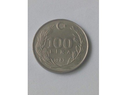 100 Lira 1987.g - Turska -