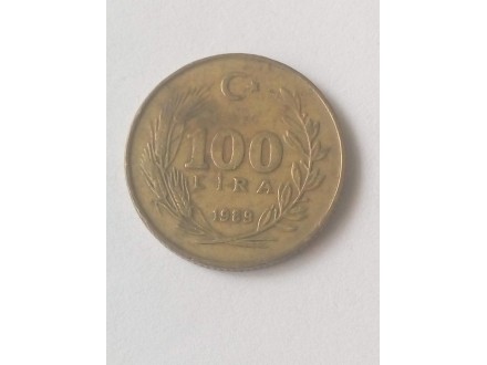 100 Lira 1989.g - Turska -