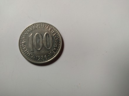 100 dinara 1986.