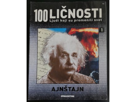 100 ličnosti - br. 1 - Ajnštajn