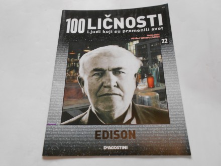 100 ličnosti, br.22  Edison