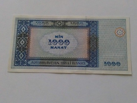 1000 Manat 2001.g - Azerbejdžan - ODLIČNA -