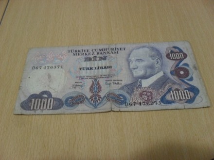 1000 Turska Lira - 1970