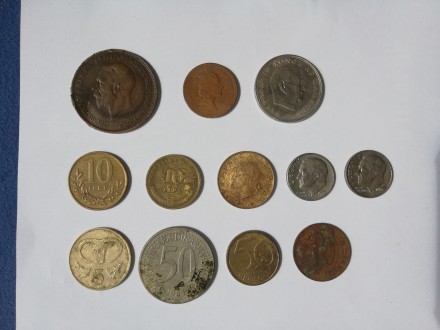 12 kovanica raznih