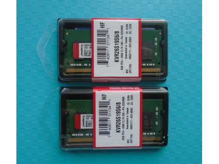 16GB DDR4 (2x8) 2666Mhz Kingston Novo
