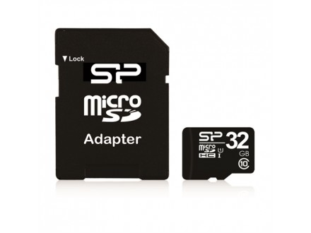 16GB Silicon Power Micro SD Card SDHC UHS-1 Elite/Class 10 Retail Pack W/Adapter